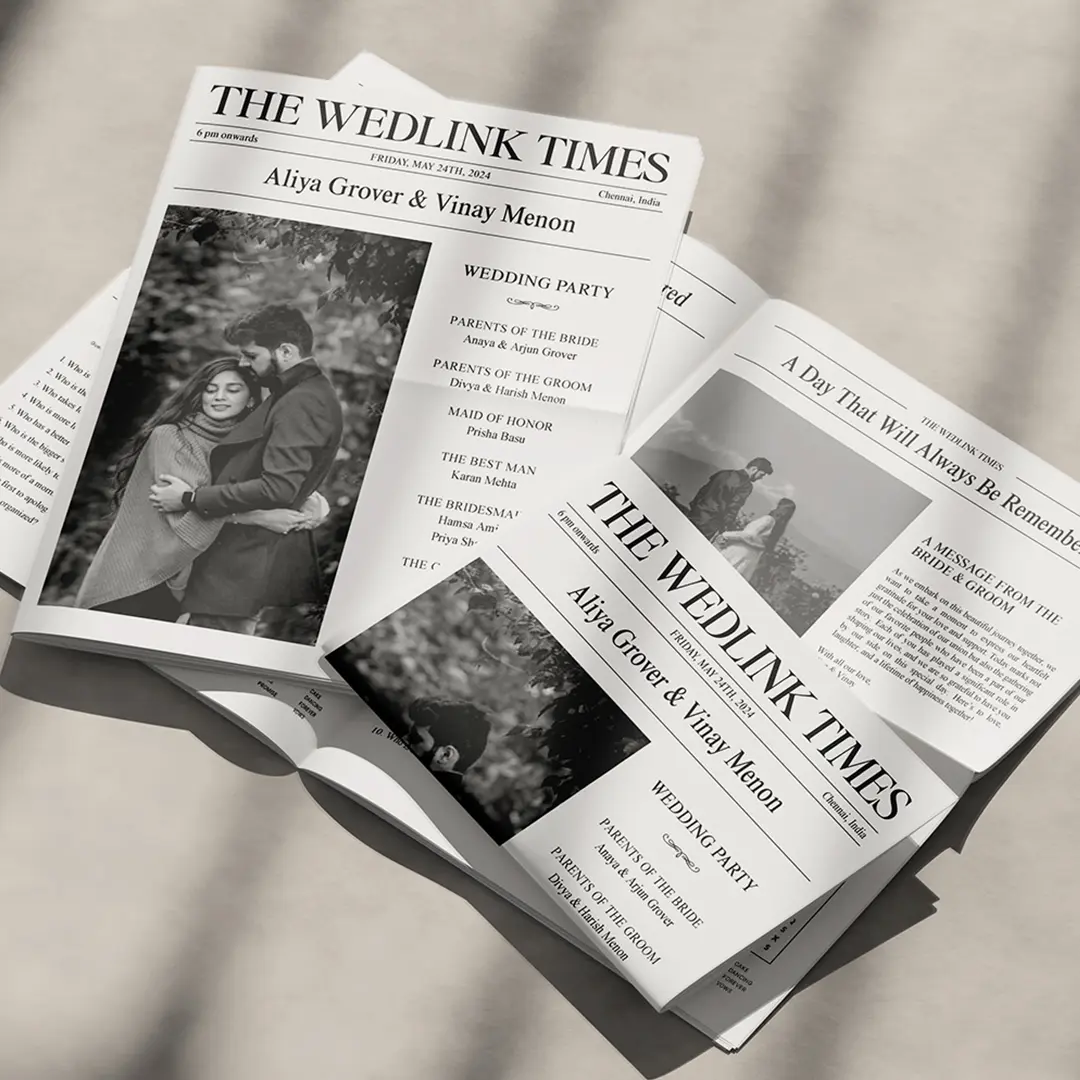 Wedding Newspapers